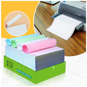 Tipificación simple Impresión continua sin carbón Copia Forma de computadora Papel triplicado