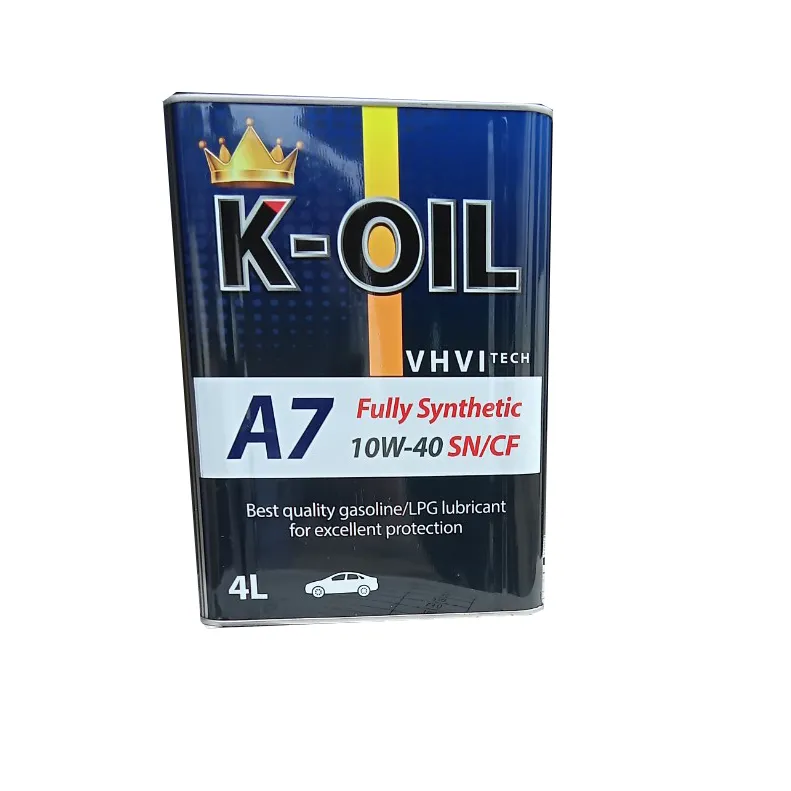 K-oil A7 minyak mesin petroleum 10W40 SN/CF minyak mesin standar tinggi harga murah untuk penggunaan industri Korea