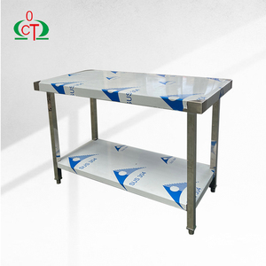 Tùy chỉnh thép không gỉ nhà bếp bàn làm việc/304 thép không gỉ nhà hàng bàn làm việc - Product Image 3
