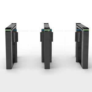 Cancello girevole automatico della barriera dell'oscillazione del portone di velocità veloce di sicurezza dell'entrata con il sistema di controllo di accesso - Product Image 1