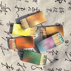 Wooden Matchsticks 48mm Safety <strong>Matches</strong> Custom Box logo Colored <strong>Matches</strong> Custom Small Box of Colored <strong>Matches</strong>