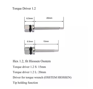 Go Smile <span class=keywords><strong>Dental</strong></span> Implantaat Drivers Koppel Moersleutel Ostem Hiossen 3i Vierkante Drivers Mu Schroevendraaier - Product Image 1
