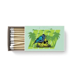 Logo ile yüksek kalite özel maçlar kutusu Matchbox boş maçlar ucuz seri üretim kutusu ambalaj matchstick kutusu - Product Image 6