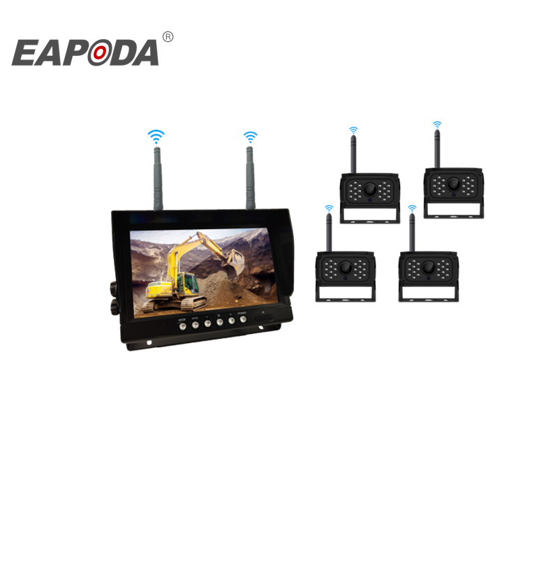 9 ''Screen + 4 Cámara