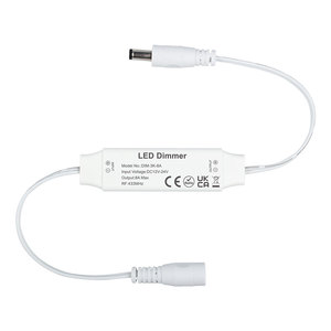 Dim-3K-8A DC12-24V 8AミニRFLED調光器、3キーリモートRFミニワイヤレスリモートコントローラー、単色LEDストリップライト用 - Product Image 2