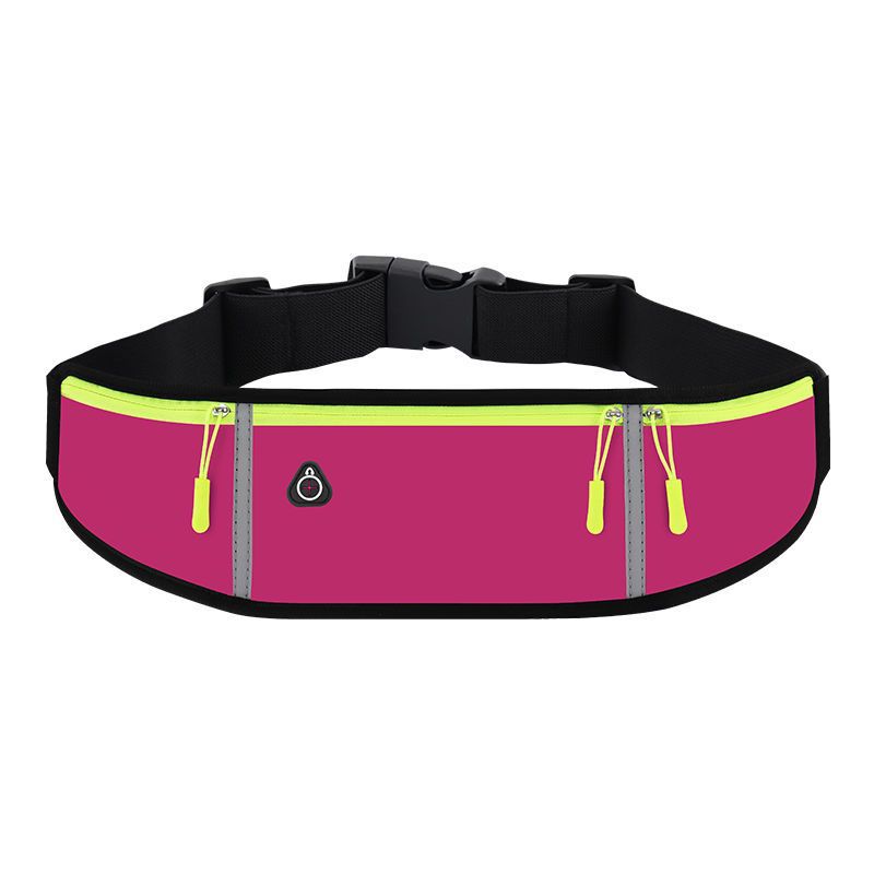 Rose red-3 pocket fanny pack