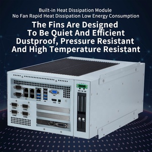 Ipctech I3/I5/I7 6th7th8th9th CPU <strong>Embedded</strong> Fanless Mini Box Pc Industrial <strong>Computer</strong> <strong>With</strong> HMI VGA USB 6*232 2*485 or 422 PCI/PCIE
