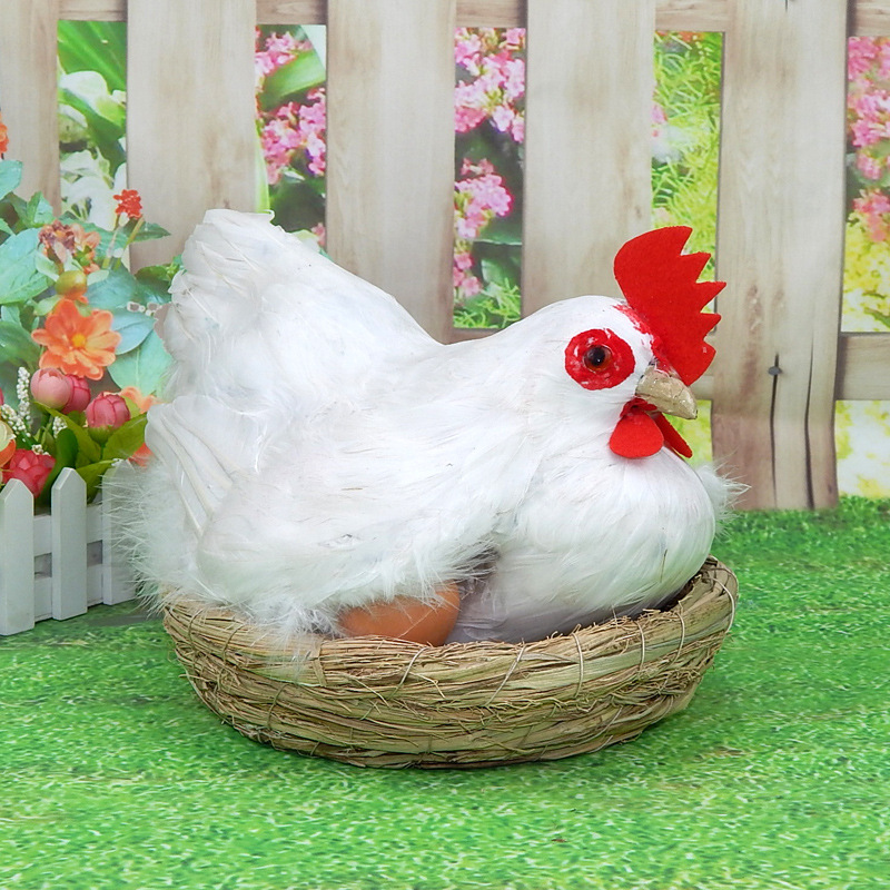 Egg-incubating chicken no 1-white