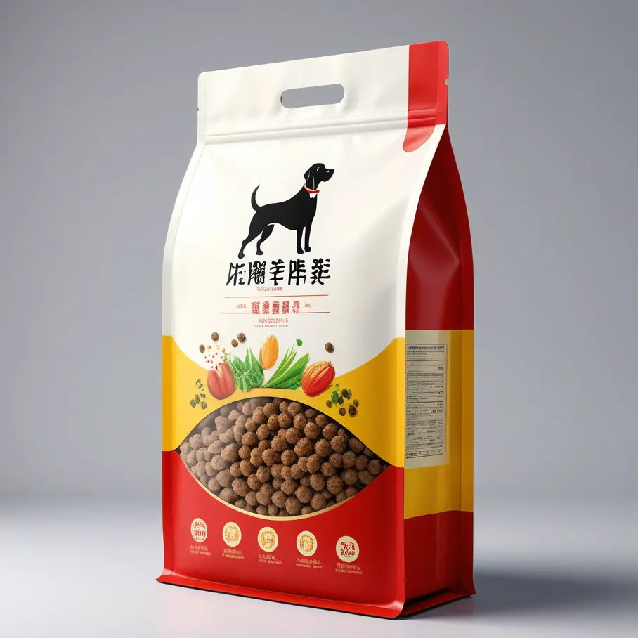 Мешок для корма для домашних животных, упаковка для закусок, 1,5 кг, 2,5 кг, 5 кг, пакеты для упаковки кормов для кошек и собак