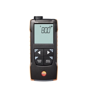 Testo 110 Instrumento de medición de temperatura digital con conexión APP NTC y sonda Pt100 opcional