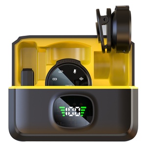 Thông minh giảm tiếng ồn Lavalier J6 Micro không dây mới từ cổ áo Clip dài khoảng cách đa hướng đài phát thanh Mic - Product Image 5