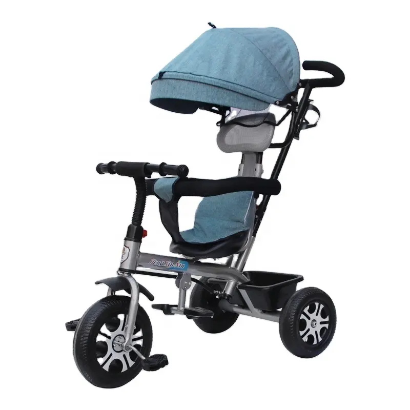 Poussette de luxe 4 en 1 pour bébé, cadre en acier inoxydable, roues d'emballage avec Logo, pas cher, offre spéciale