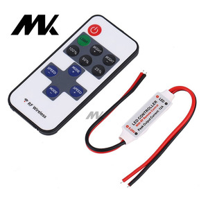 Striscia di luce a LED per interni monocolore con telecomando di regolazione 12V-24V 6A Dimmer e connettore RF tipo 220V PWM - Product Image 2
