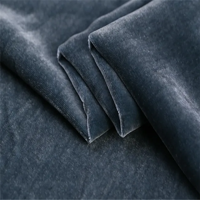 País occidental de la moda seda orgánica de tela de terciopelo de seda 100% para ropa de cama vestido de invierno ropa de otoño