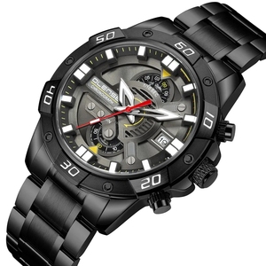 OLENSE New Sports Casual Herren uhr Wasserdichte Quarzuhren Multifunktion ale leuchtende Herren uhr aus Edelstahl