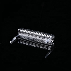 Ống Xoắn Ốc Trong Suốt Đánh Bóng Chịu Nhiệt Tùy Chỉnh Ống ThủY Tinh Thạch Anh Ống Xoắn Ốc Thạch Anh - Product Image 6