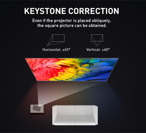 2024 nuevo proyector DLP 3D HD 4K Android 9,0 sistema Mini Micro proyector inteligente - Product Image 4