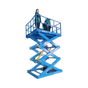 Plataforma elevadora fija, elevador hidráulico de tijera grande, carretilla elevadora eléctrica para carga y descarga, elevación de servicio pesado - Product Image 1