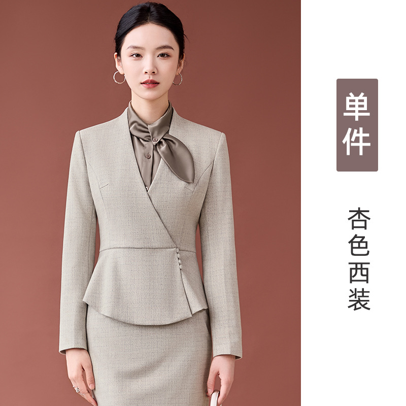 apricot suit