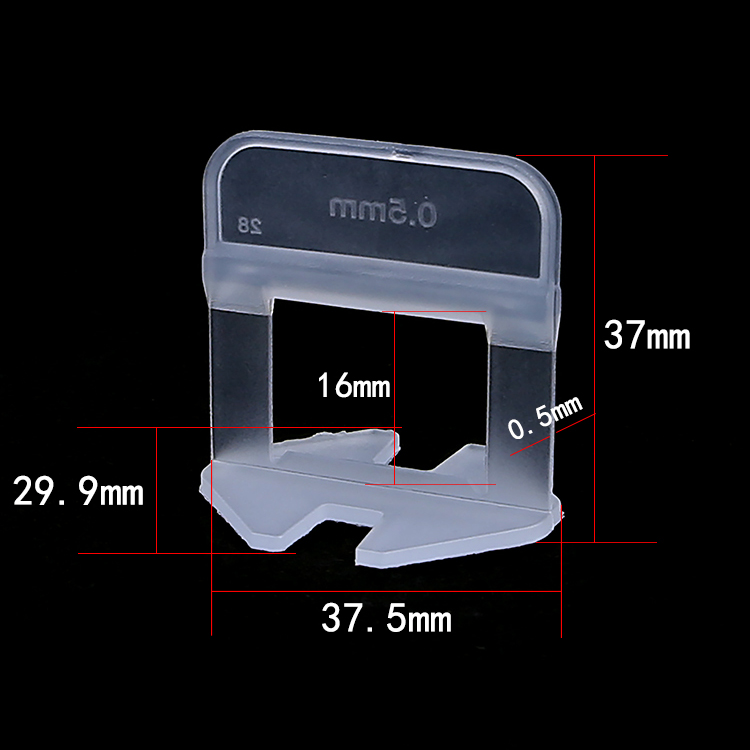 Entretoises pour système de nivellement de carreaux 0,5 mm