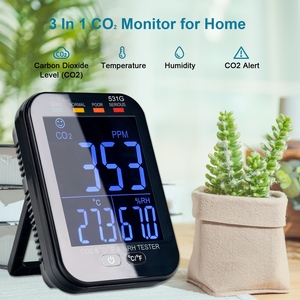 Holdpeak HP-531G เครื่องตรวจจับ CO2 แบบพกพา 3 in 1 เครื่องตรวจสอบคุณภาพอากาศภายในอาคารพร้อมเซ็นเซอร์อุณหภูมิ, สัญญาณเตือนและความชื้น - Product Image 3