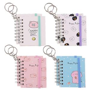 Smart Rilievi di Appunto Grafico A Spirale Mini Notebook Con Pagine a Colori Con Portachiavi - Product Image 1