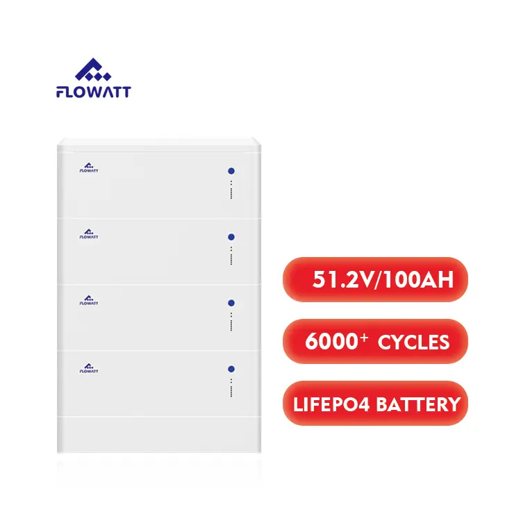 Flowatt Chất lượng cao 51.2V 400ah điện áp thấp pin Lithium ion 20kwh 10kwh năng lượng lưu trữ pin Lithium Ion