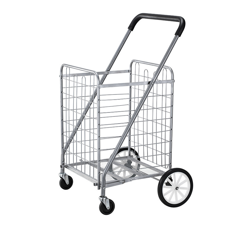 Silver trolley-without brake wheels