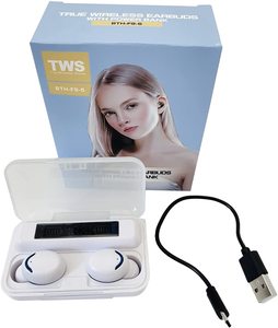 F9-5 True Wireless Earbuds Bluetooth Touch Control con custodia per Display digitale con ricarica Wireless-Tws Stere impermeabile