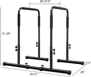 Iunnds có thể điều chỉnh <span class=keywords><strong>DIP</strong></span> Bar di động chức năng <span class=keywords><strong>Dip</strong></span> đứng trạm tập thể dục nhiệm vụ nặng nề song song thanh thiết bị tập luyện - Product Image 1