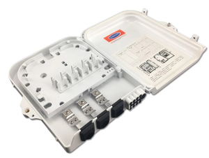 Caja de terminales de fibra óptica de metal 8 Puerto de 12 núcleos Montaje interior Ftth Fttx Distribución de red Pigtail Panel de conexión cargado - Product Image 2