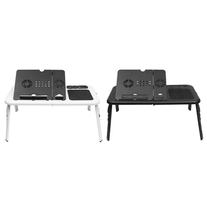 Multi-Function Laptop <strong>Computer</strong> <strong>Table</strong>, Stand-Up Folding <strong>Computer</strong> <strong>Table</strong>, Laptop Tray Support on USB Cooling Bed - Product Image 2