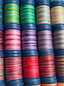 Hilo de cera redondo de colores, 6 hebras para manualidades, hilo tejido a mano DIY para tejer y pulseras, hilo de filamento teñido - Product Image 6