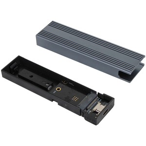 VCOM M.2 NVMe SSD Enclosure 4TB อะลูมิเนียมเชลล์ประเภท C USB3.1 Gen2 10Gbps สำหรับคีย์ SSD M B - Product Image 1