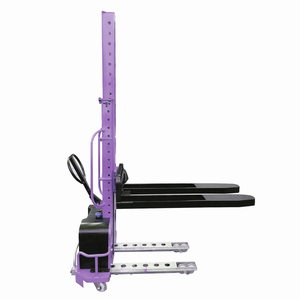 700kg Self-Lift Portable Semi Electric Pallet <strong>Stacker</strong> Similar to <strong>a</strong> Forklift with Lifting Capabilities