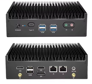 12th nesil endüstriyel fansız Mini PC Intel Core i3 1215U/i5 1235U/i7 12i7 CPU DDR4 RAM çift LAN 4 * ekran Mini masaüstü - Product Image 1