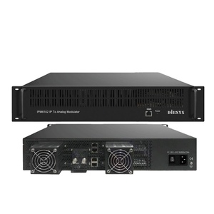 IPM6102 64 in 1 UDP RTP SPTS MPTS MPEG2 H264 H265 IP Stream to PAL BG DK NTSC modulatore analogico Secam - Product Image 3