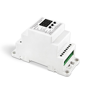 BC-835-DIN 5CH 25A定電圧PWMデコーダDIN RAIL LEDコントローラ5ch DMXデコーダRGB CCT LEDストリップライトコントローラ用 - Product Image 1