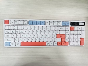 工厂批发新设计双模式2.4ghz & 蓝牙键盘新混色无线2.4g和BT键盘，适用于电脑办公室 - Product Image 5
