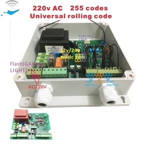 Sistema di Automazione Casa intelligente 220v Codice di rotolamento Cancello Battente Unità di Controllo 433mhz