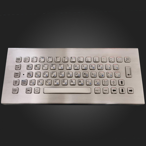 工业可移动键盘智能设备防水小脚印桌面金属键盘 - Product Image 4