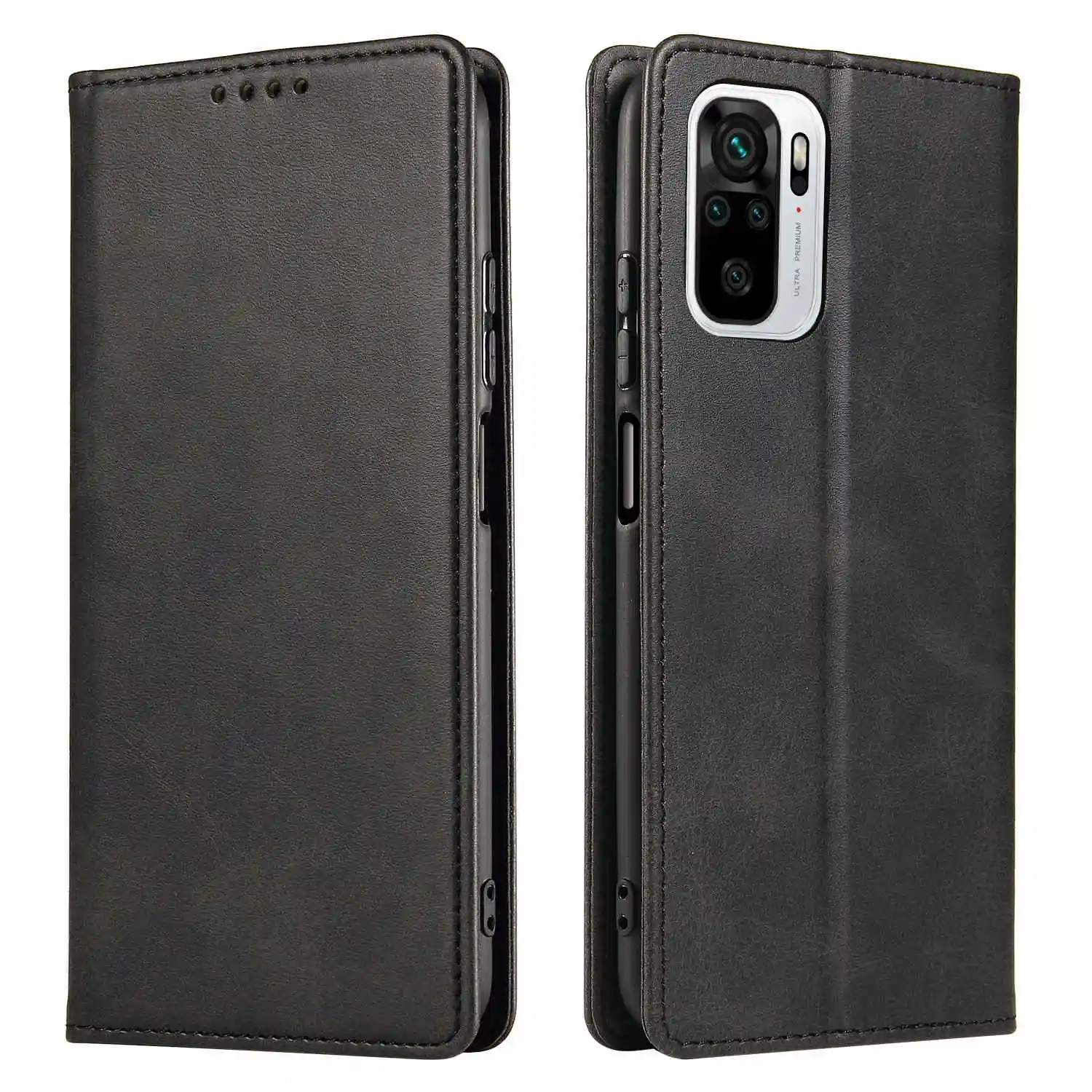 Wholesale PU Leather Cell Phone Case Card Slot Flip Leather Case For Redmi Note 10 4G 12S 12 Pro 12 Plus Wallet Case