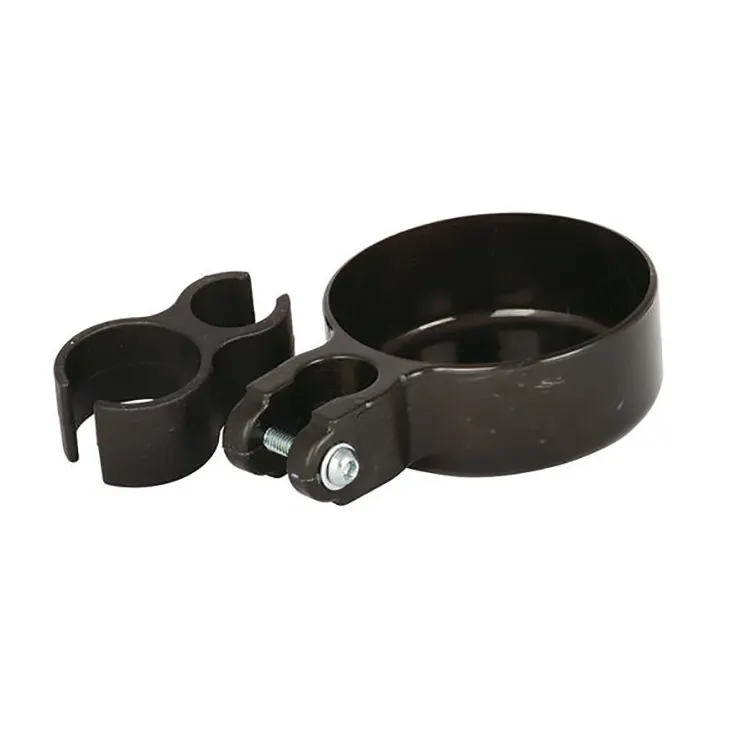 Accesorios para silla de ruedas, soporte para bastón para caminar, accesorios para bastón de nailon negro, soporte para muleta, duradero, gran oferta