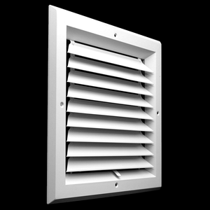 1-Wege-Versorgungsgitter Diffusor Geräuscharm für Decken diffusor quadrat mit Dämpfer blättern HLK-Entlüftung abdeckung - Product Image 2