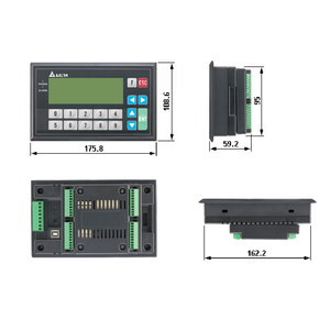 Brand New Orginal Delta TP Series HMI Human Machine Interface TP04P-<strong>16TP1R</strong>/TP04-32TP1R/<strong>TP70P</strong>-32TP1R Text Integrated Display HMI - Product Image 3
