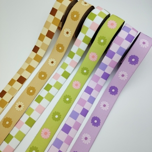 Banda de cintura elástica Impresión de poliéster Logotipo de nailon Patrón de color personalizado Correas impresas para imprimir - Product Image 1