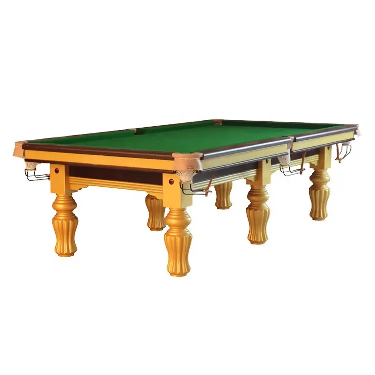 Bán Hot Tiêu Chuẩn Tiếng Anh Snooker Bi-a Bảng 12 Ft OEM Top Slate Đệm Cao Su 9ft 10ft 8ft Biliard Bàn Bơi