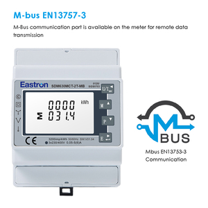 Eastron เครื่องวัดไฟฟ้า SDM630MCT-2T-MB 3P4W ไฟฟ้าสำหรับอุตสาหกรรมที่ดำเนินการความแม่นยำ C และ PT - Product Image 3