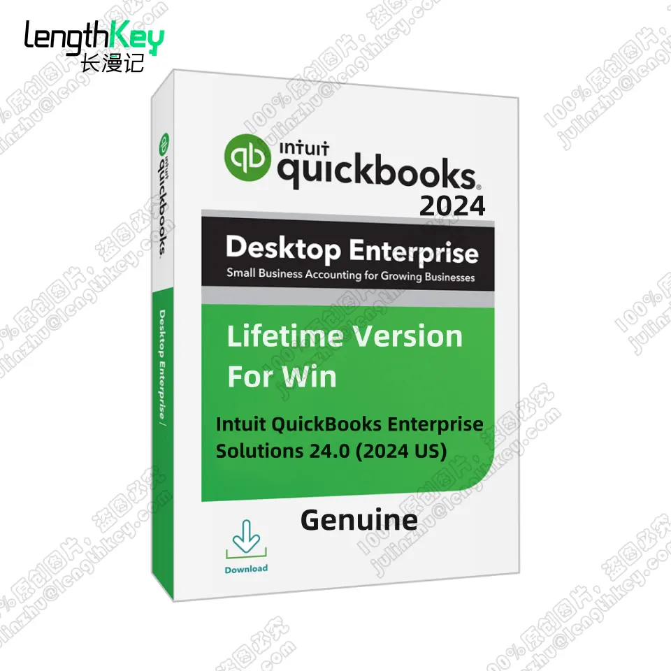 24/7 Online-E-Mail-Lieferung Intuit Quick Books Enterprise Solutions 24.0 2024 US Download Lebenslange Finanz buchhaltung Software