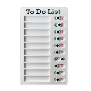 Bview Art Portable Memo To Do List Daily Routine Chore Chart Schedule Board Checklis per una gestione e una pianificazione efficienti delle attività - Product Image 2